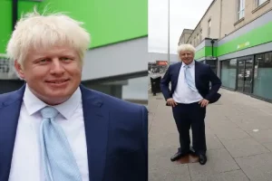 सत्ता हाथ से जाते ही रोड पर आ गए Ex PM Boris Johnson, ब्रिटेन की सड़कों पर घूम-घूम मांग रहे काम- देखें फोटो