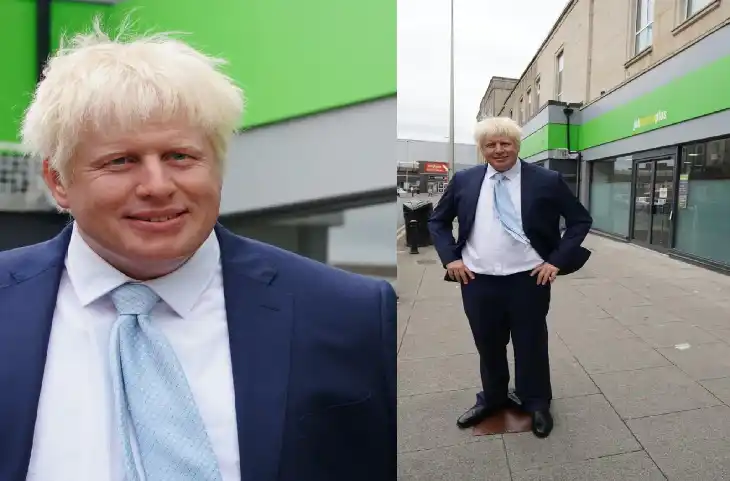 सत्ता हाथ से जाते ही रोड पर आ गए Ex PM Boris Johnson, ब्रिटेन की सड़कों पर घूम-घूम मांग रहे काम- देखें फोटो