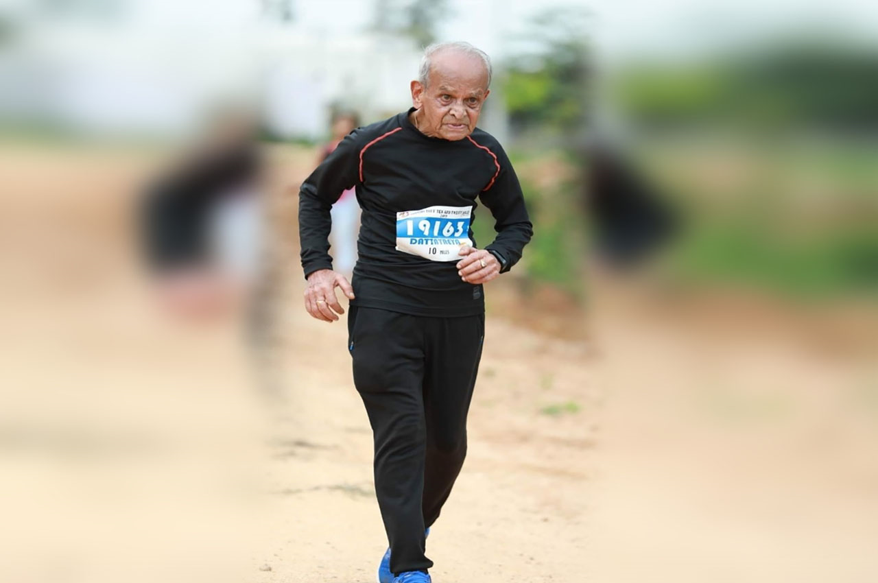 92 साल के दत्तात्रेय 10 किलोमीटर मैराथन में दौड़ेंगे