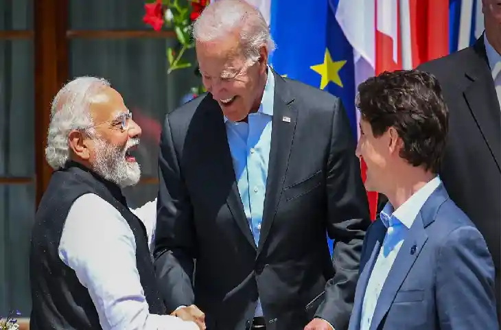 G-7 Summit में दिखी भारत की ताकत, बड़े-बड़े नेताओं को छोड़ PM Modi के पास दौड़ते आए Biden- देखे Video