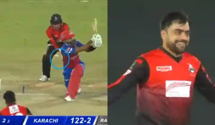 अफगानी राशिद के आगे पाकिस्तानी क्रिकेट कप्तान बाबर आजम की गिल्ली फेल, एक झटके में कर दिया आउट