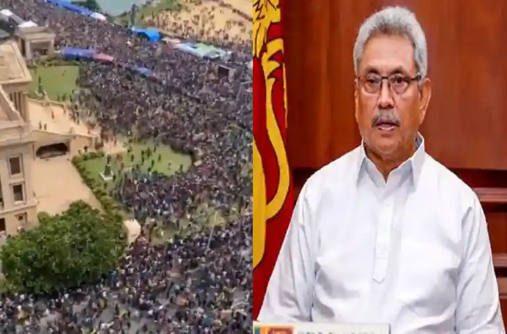 Sri Lanka में राष्ट्रपति भवन पर प्रदर्शनकारियों का कब्जा- महल छोड़कर भागे Gotabaya Rajapaksa