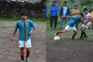 India का Ronaldo: उत्तराखण्ड के दुर्गम इलाके में छुपा टैलेंट! पहाड़ काट कर खुद बनाया मैदान, CM पुष्कर धामी भी हैरान