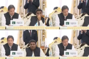 Imran Khan के मंत्री ने कराई पाकिस्तान की बेइज्जति, SCO में भाषण बीच कर दी ये हरकत, देखें वीडियो