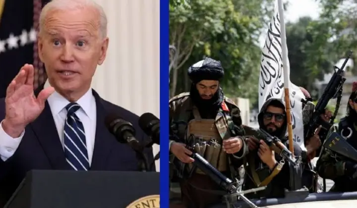 बाइडेन की तालिबान को चेतावनी, कहा- हम सब देख रहे हैं, ज्यादा हुआ तो अफगानिस्तान में वापस आ सकती हैं अमेरिकी फौजें