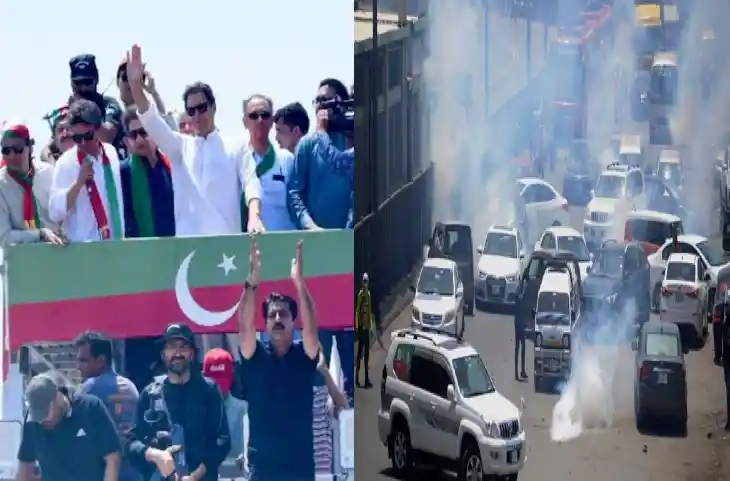 रास्ते में जो भी आ रहा जला कर खाक करते जा रहे Imran Khan के सपोर्टर्स, बोले- ‘हम जेहाद करने निकले हैं’ जो भी बीच में आया सबको…
