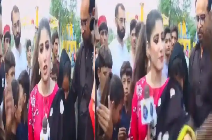 पाकिस्तान की लेडी Chand Nawab, LIVE के दौरान मौडम ने जड़ दिया युवक तो थप्पड़- वीडियो हुआ वायरल