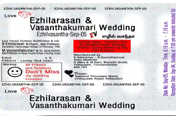 शादी का कार्ड बनवाने के लिए किया ‘दवाई के पत्ते’ का उपयोग, क्रिएटिविटी देख कोई भी खो बैठे होश