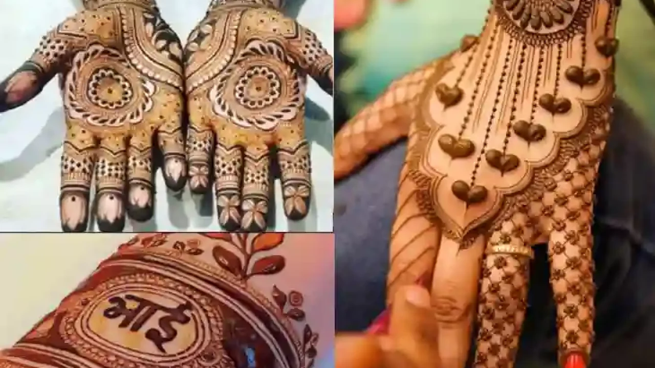 Arabic mehndi design images for wedding planning