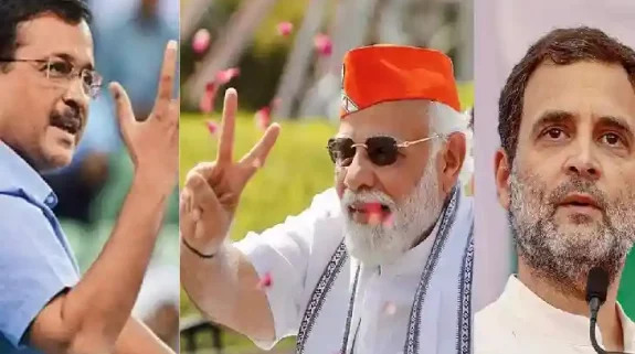गुजरात-हिमाचल विधानसभा चुनावः BJP को प्रचंड बहुमत ‘AAP’ का फटा बाजा