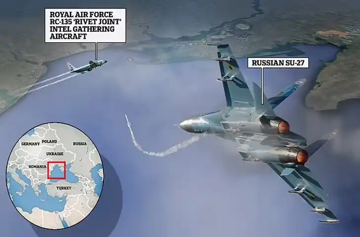 रूस ने British Spy Plane के करीब से दागी मिसाइल- NATO में मच गई खलबली