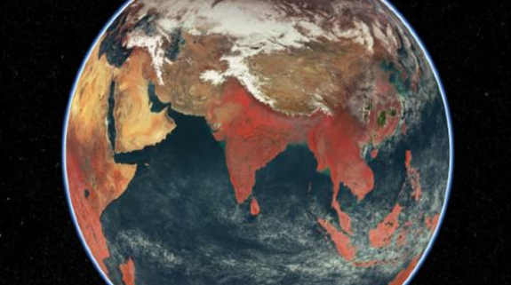 भारत की खूबसूरत झलकियां, ISRO के Oceansat-3 ने कैद की पृथ्वी की अद्भुत तस्वीरें