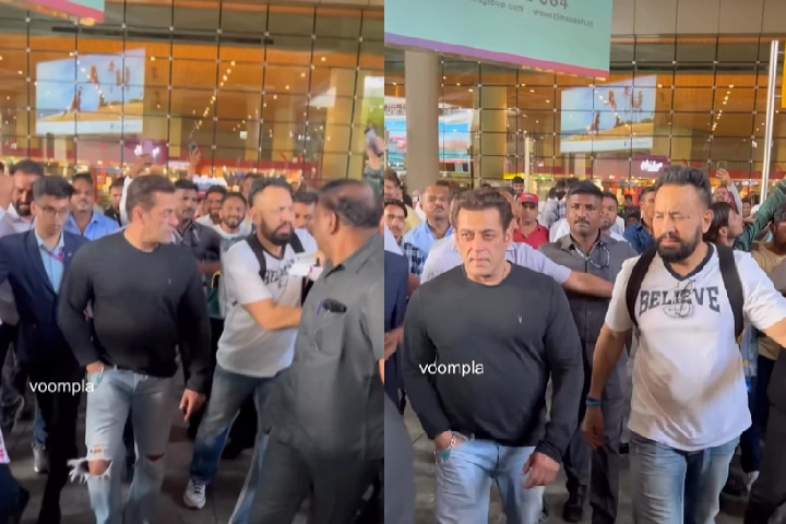 भीड़ के बीच भड़के Salman Khan, बॉडीगार्ड ने दिया फैन को धक्का, वीडियो हुआ वायरल