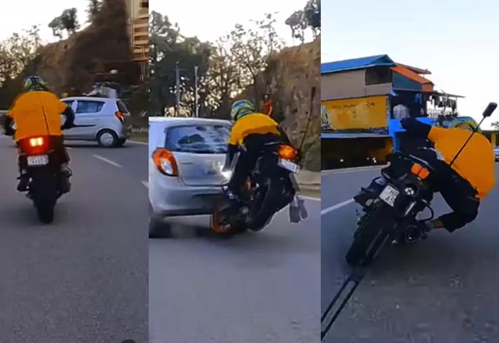 Viral Video: लड़के को स्टंट करना पड़ा भारी! अचानक सामने आ गई कार और फिर जो हुआ सन्न रह जायेंगे