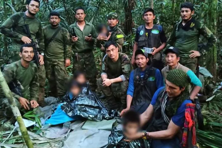 चमत्कार: जंगल में विमान दुर्घटनाग्रस्त होने के 5 सप्ताह बाद भी चार बच्चे जीवित