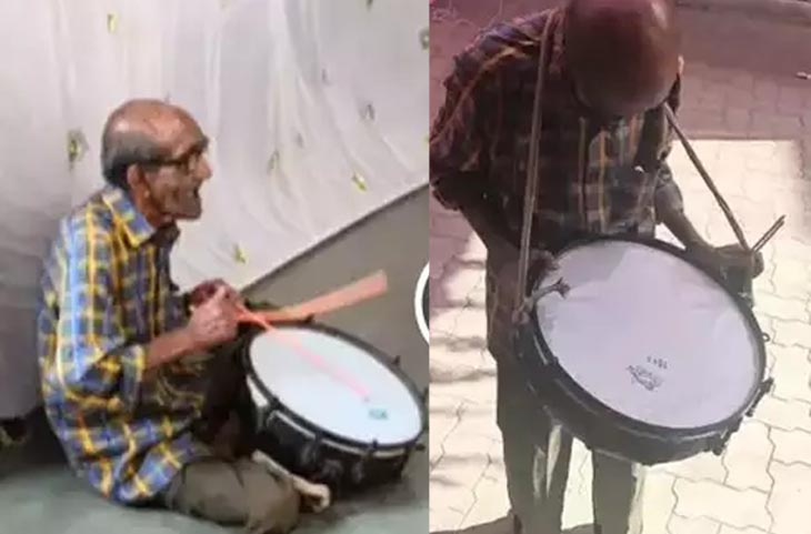 95 साल के बुजुर्ग को रोटी के लिए मेहनत करते लोगों के छलके आंसू! अब दादा जी की ऐसे की जा रही मदद
