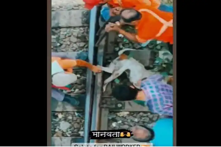 देखें: रेलवे कर्मचारियों की सतर्कता से पटरी पर फंसे कुत्ते की बची जान