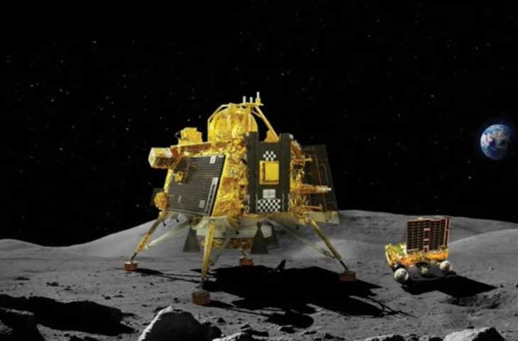 बधाई हो! अंतरिक्ष में भारत की बड़ी छलांग, चांद पर सफलतापूर्वक उतरा लैंडर विक्रम