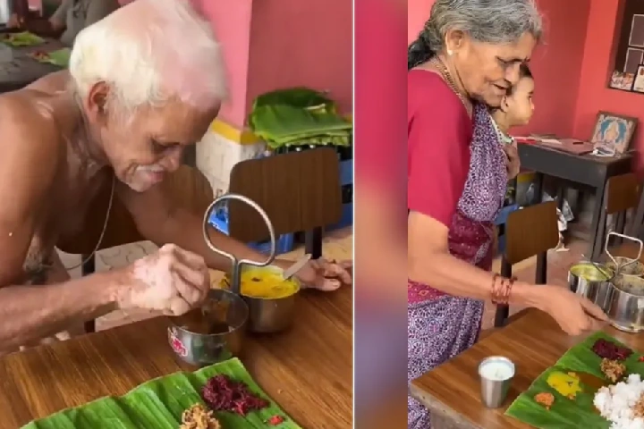 Viral video: यहां मिलता है 50 रुपए में भरपेट खाना, दादा-दादी खुद बनाकर परोसते हैं प्यार भरी थाली