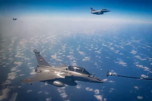 Indian Air Force युद्धाभ्यास के दौरान आसमान में दिखा भारत मिस्र की दोस्ती।